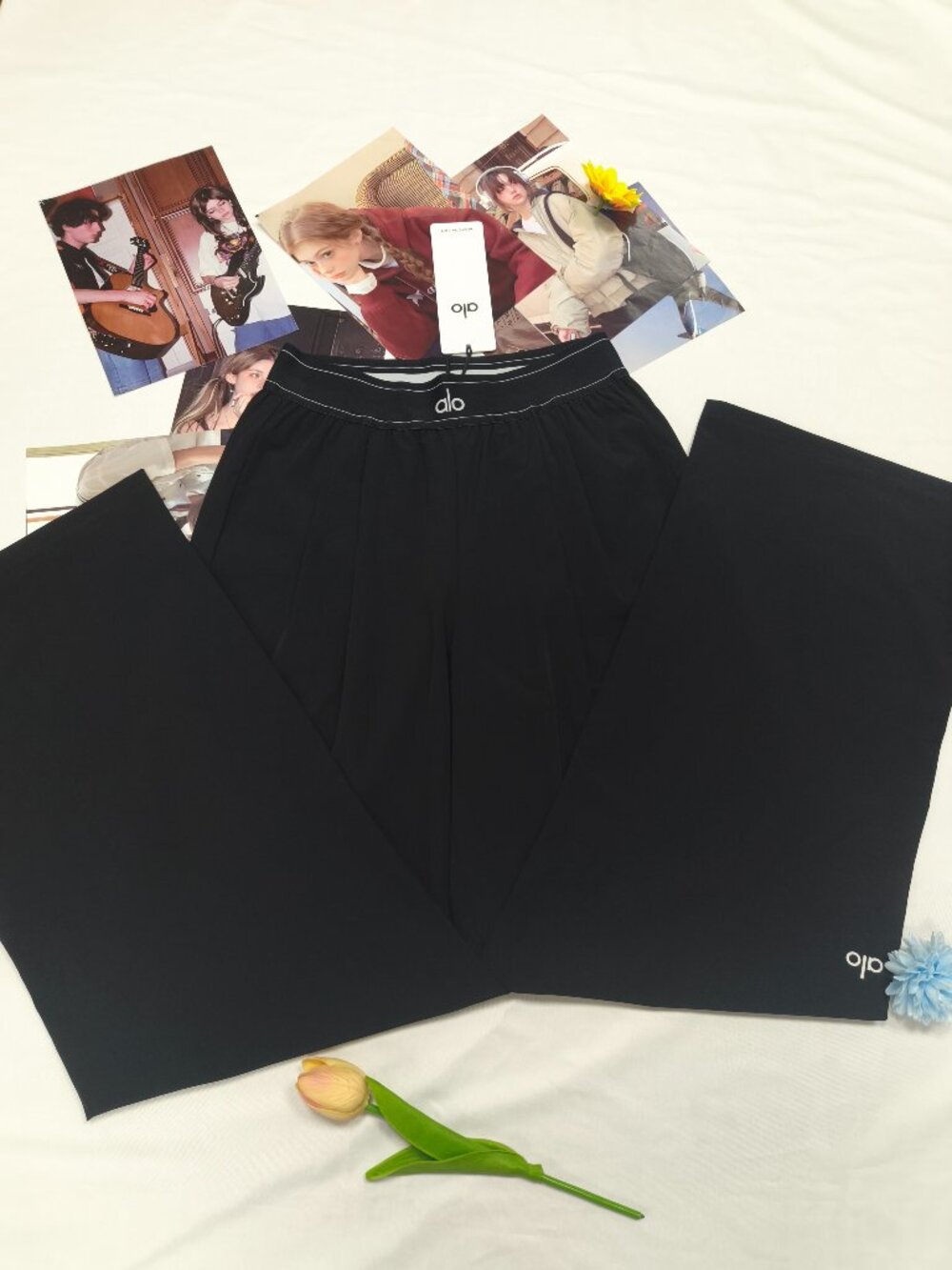 NWT Alo Yoga Straight Leg Trouser Black (Regular) Essential wardrobe staple😁💓 - Picture 3 of 8